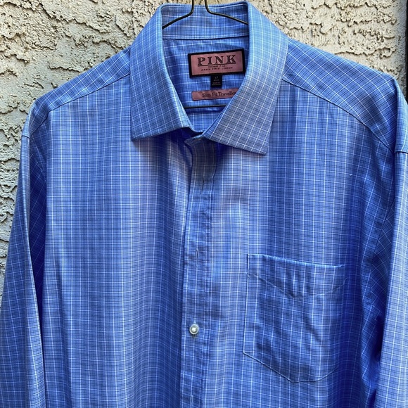 THOMAS PINK men’s dress shirt, size 17 - Picture 1 of 4